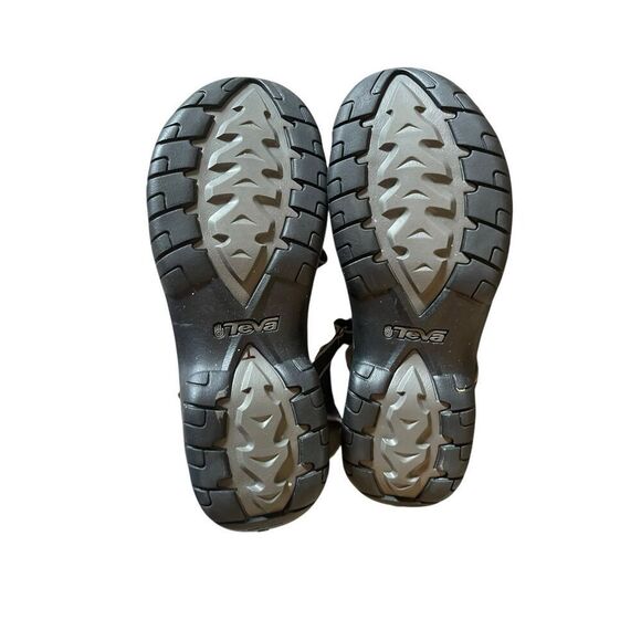 Teva Womens Black Gray Ankle Strap Verra Strappy Hiking Sandals Size 10 - Picture 4 of 8